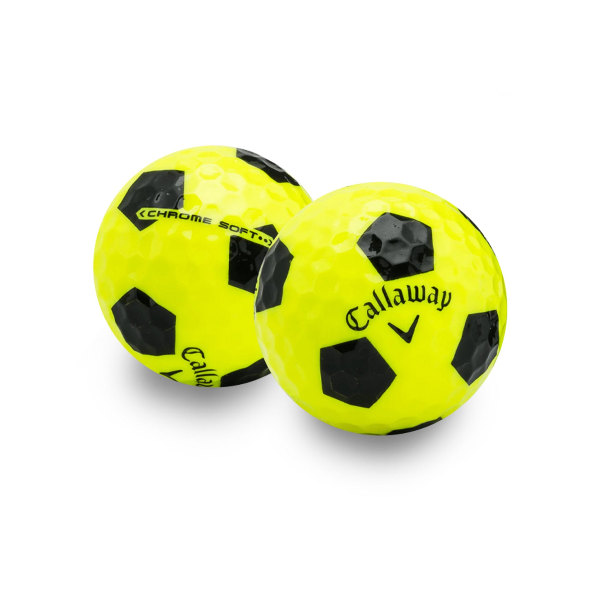 Callaway Chrome Soft Truvis Yellow Golf Balls - cheap golf balls by Callaway