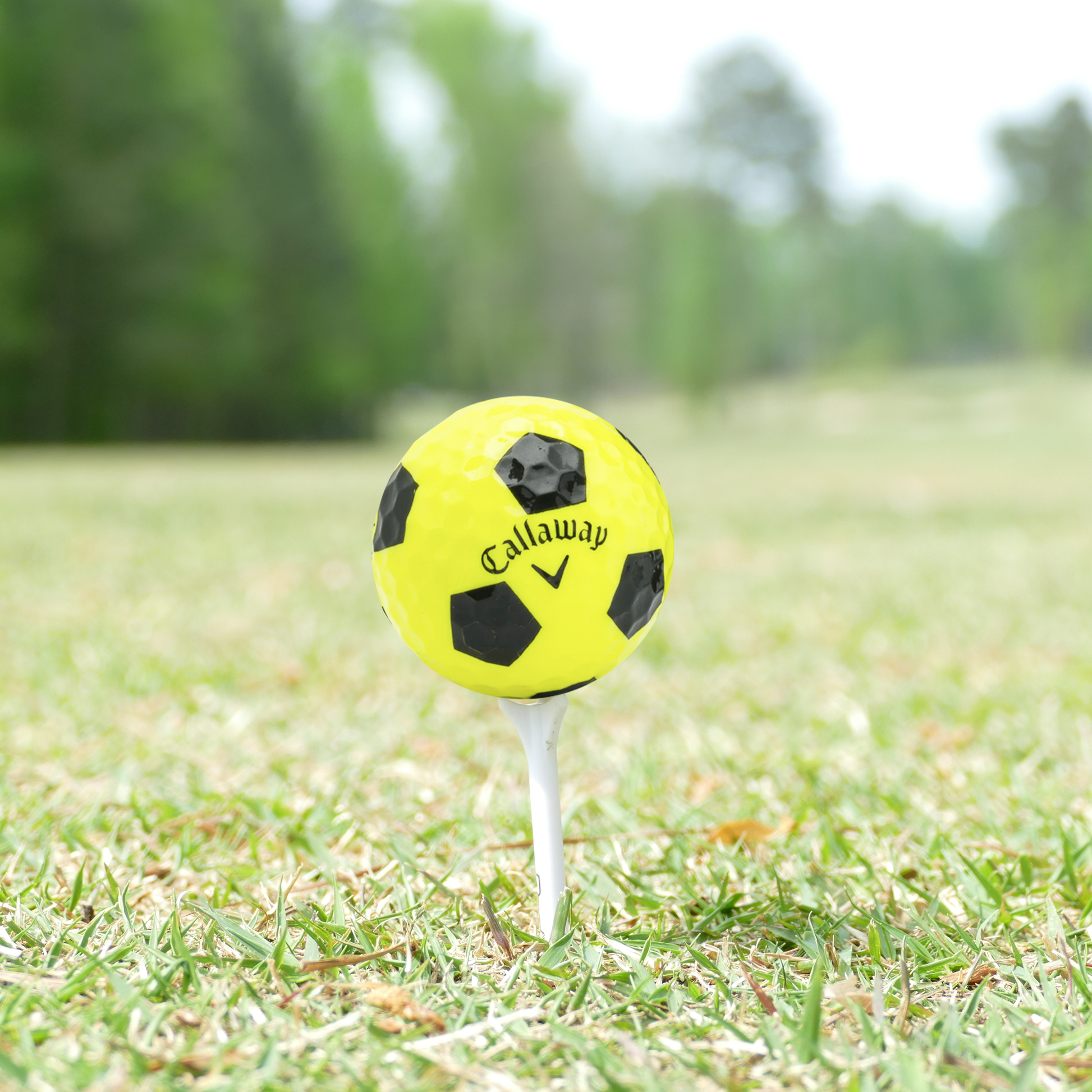 Callaway Chrome Soft Truvis Yellow Golf Balls - practice golf balls by Callaway