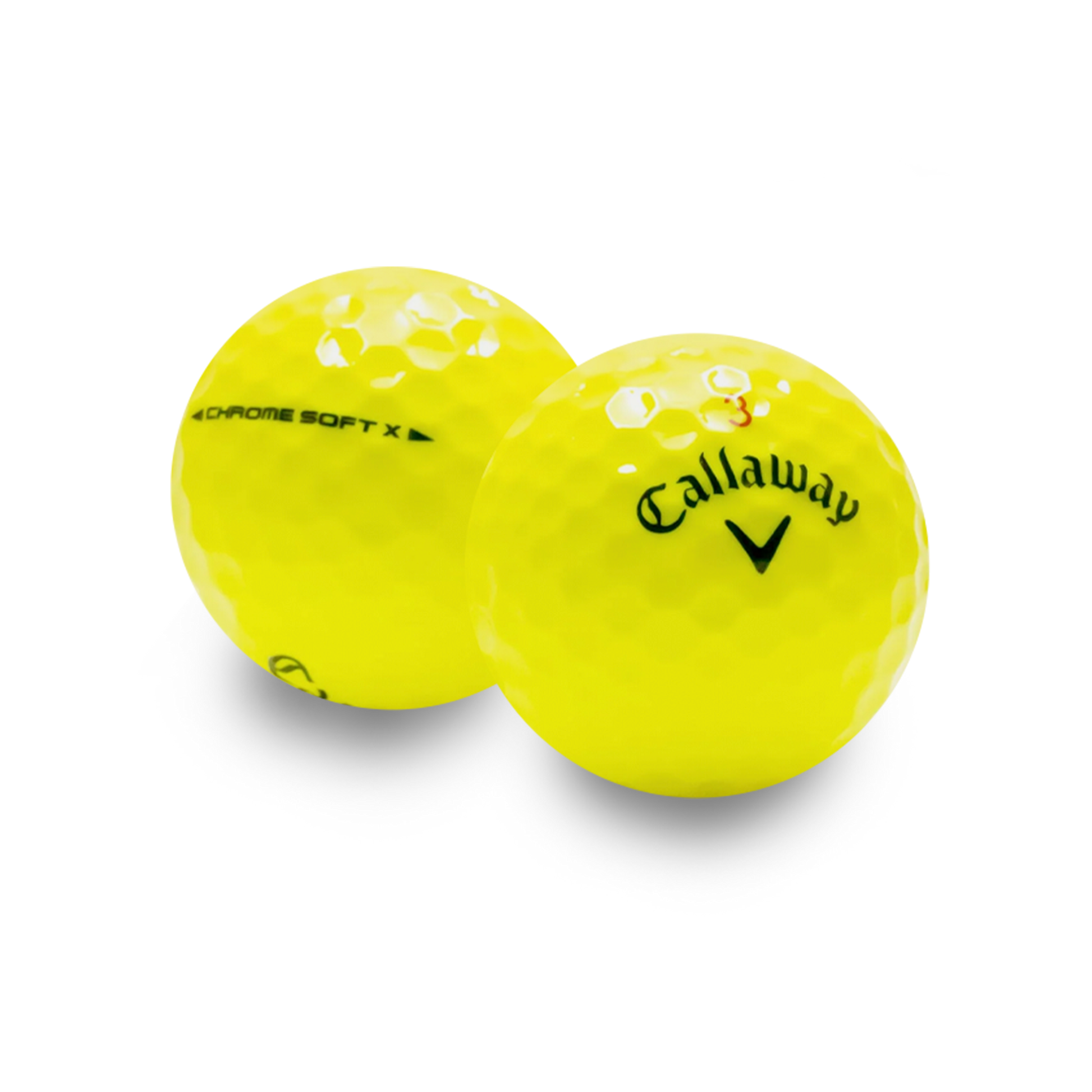 Callaway Chrome Soft X Yellow Golf Balls - cheap golf balls by Callaway