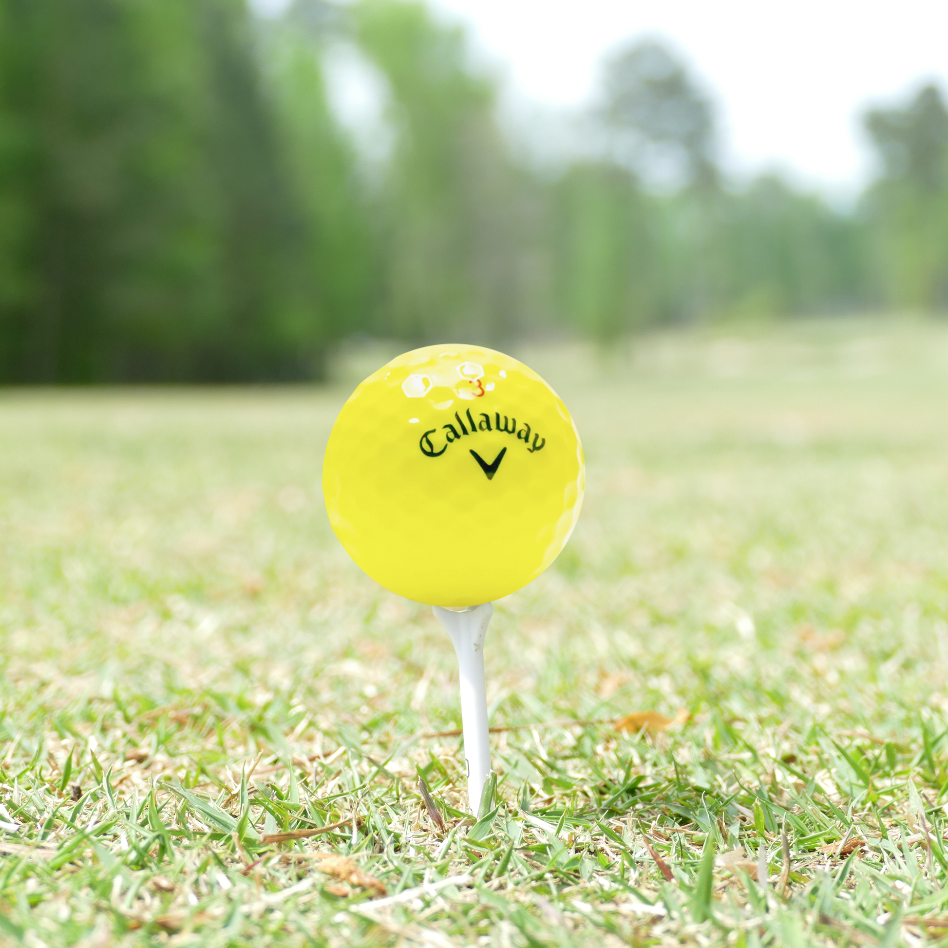 Callaway Chrome Soft X Yellow Golf Balls - practice golf balls by Callaway