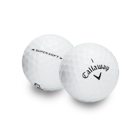 Used Callaway Supersoft Golf Balls - 1 Dozen