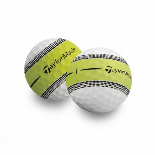 Used Taylormade Tour Response Stripe Golf Balls - 1 Dozen