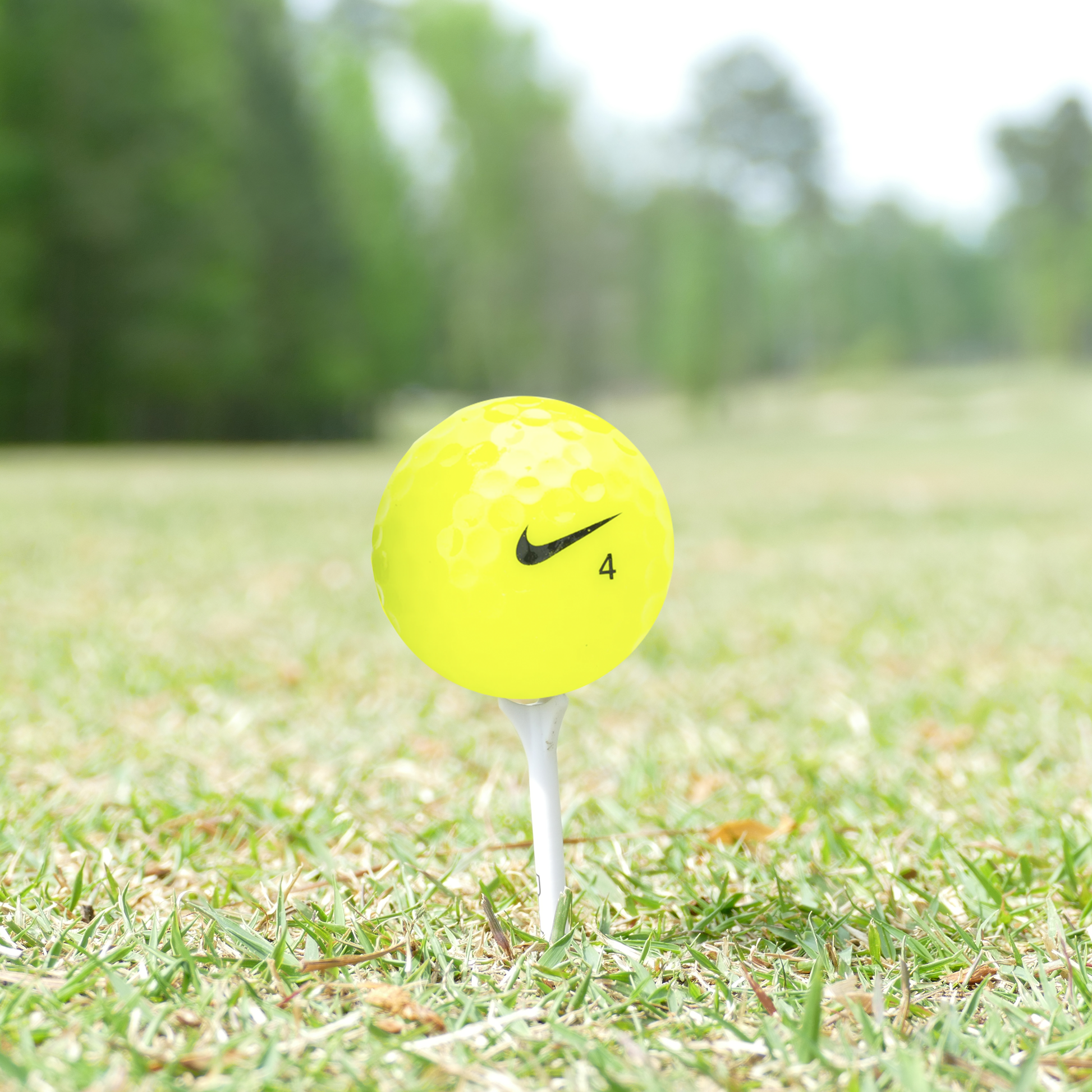 Nike PD Long Yellow Golf Balls - practice golf balls by Nike