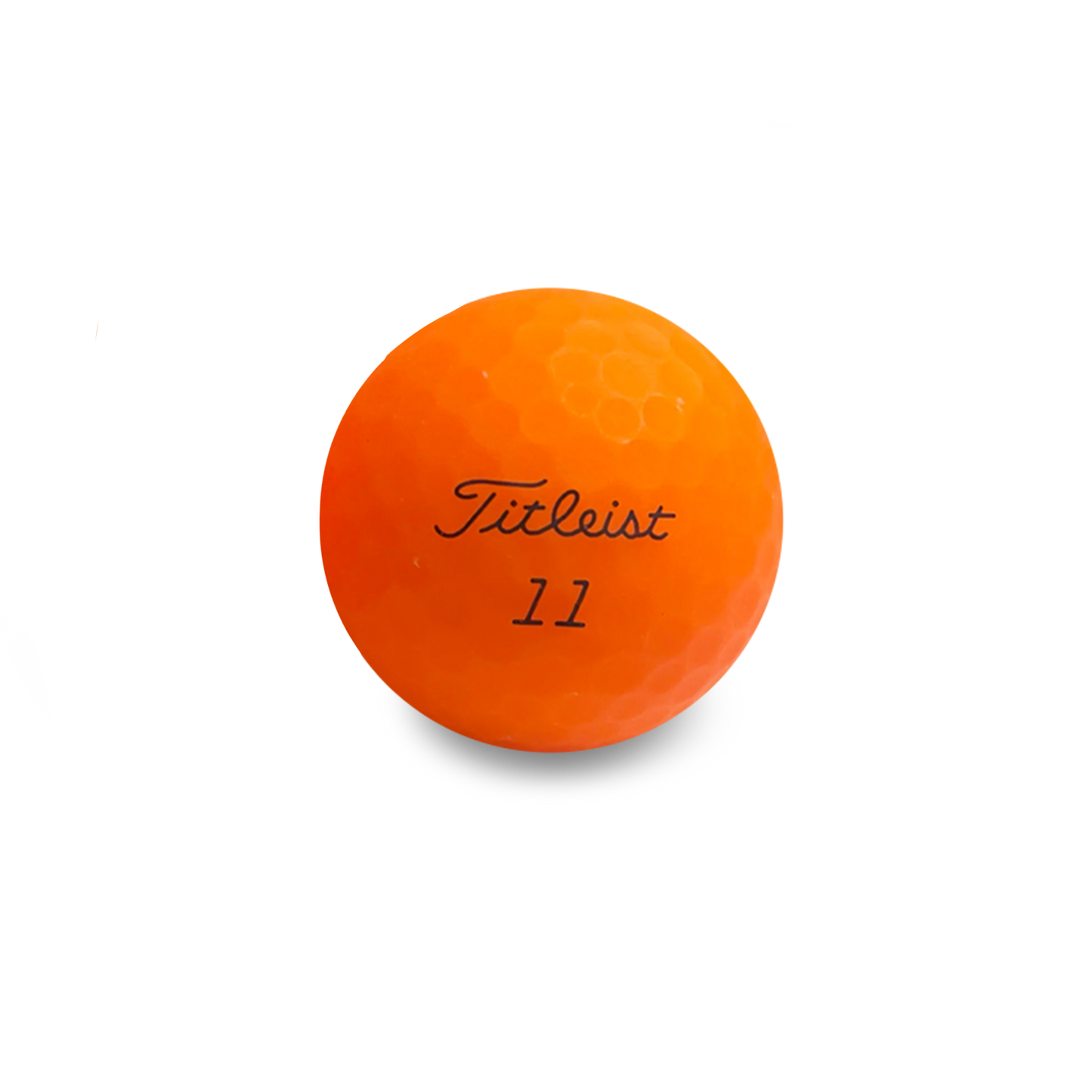 Used Titleist Velocity Matte Orange Golf Balls - 1 Dozen