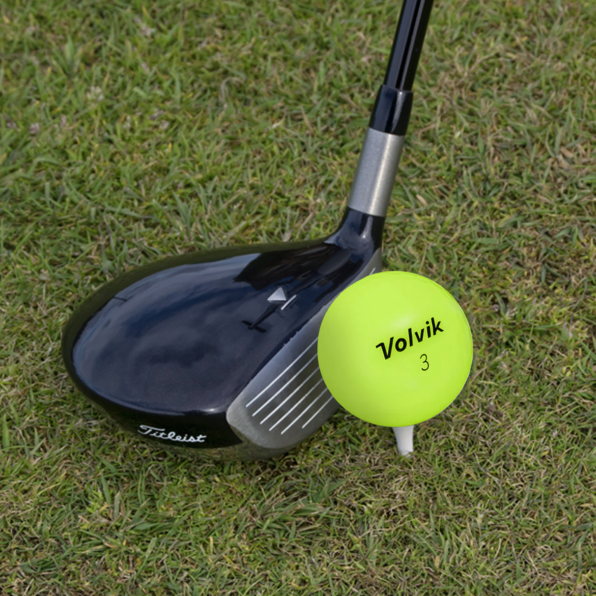 Volvik Vivid Green Golf Balls - bulk golf balls by Volvik