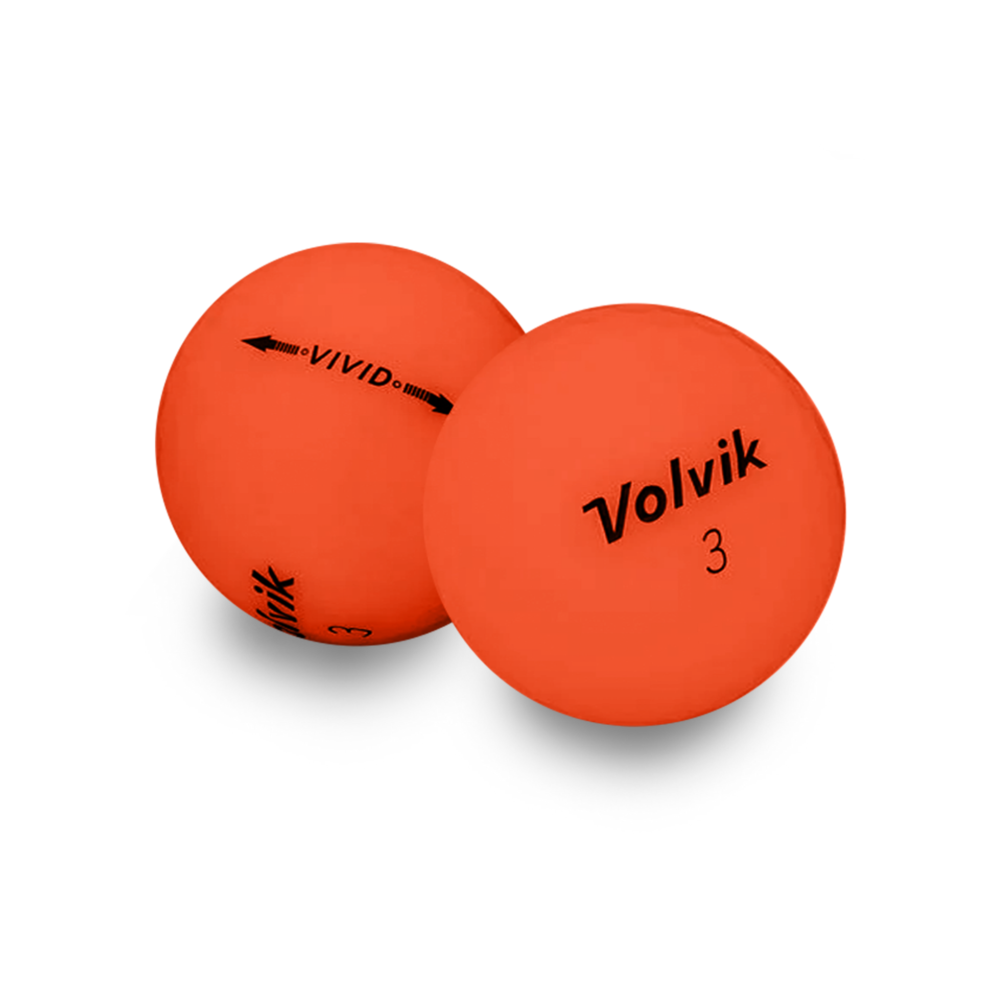 Volvik Vivid Orange Golf Balls - cheap golf balls by Volvik