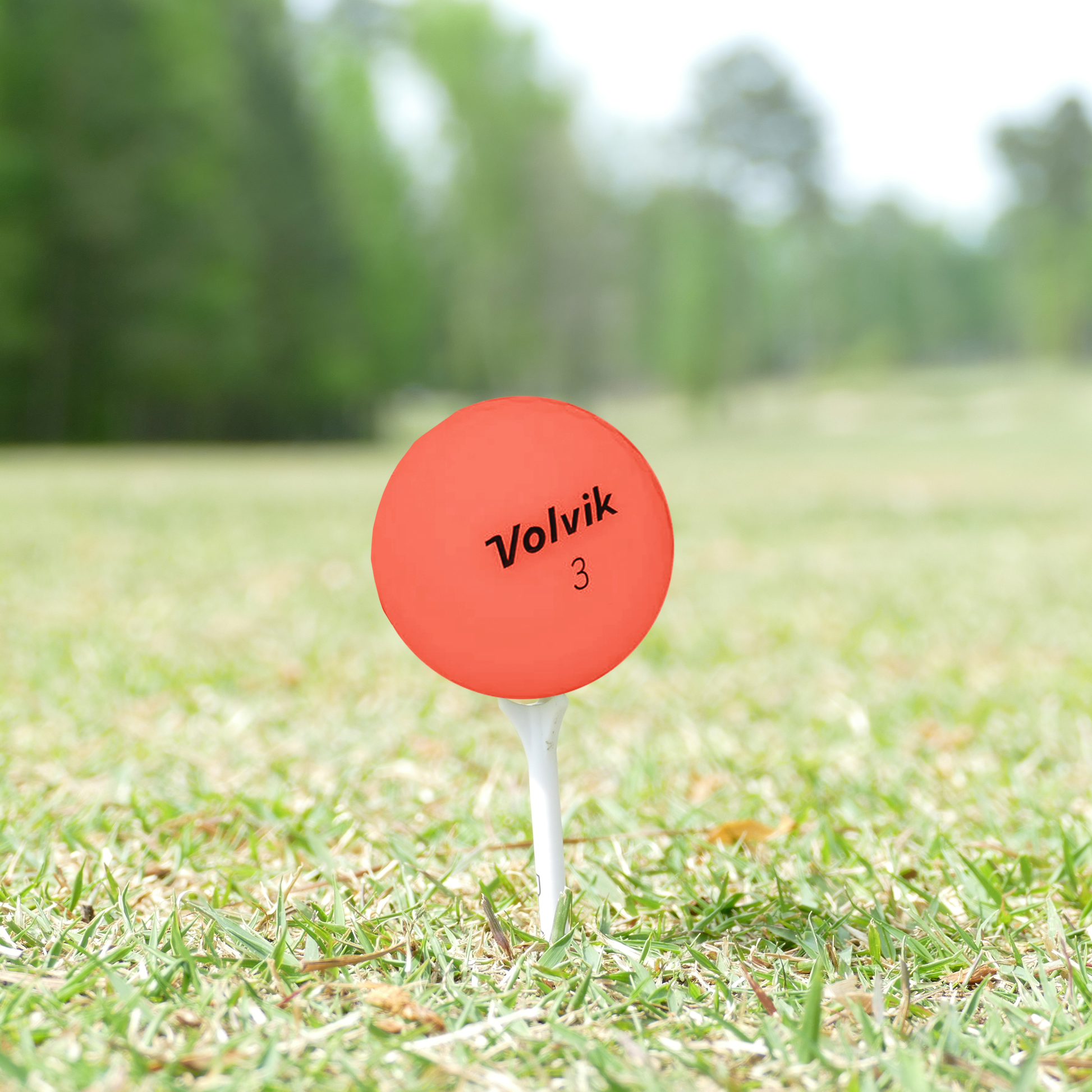 Volvik Vivid Orange Golf Balls - practice golf balls by Volvik