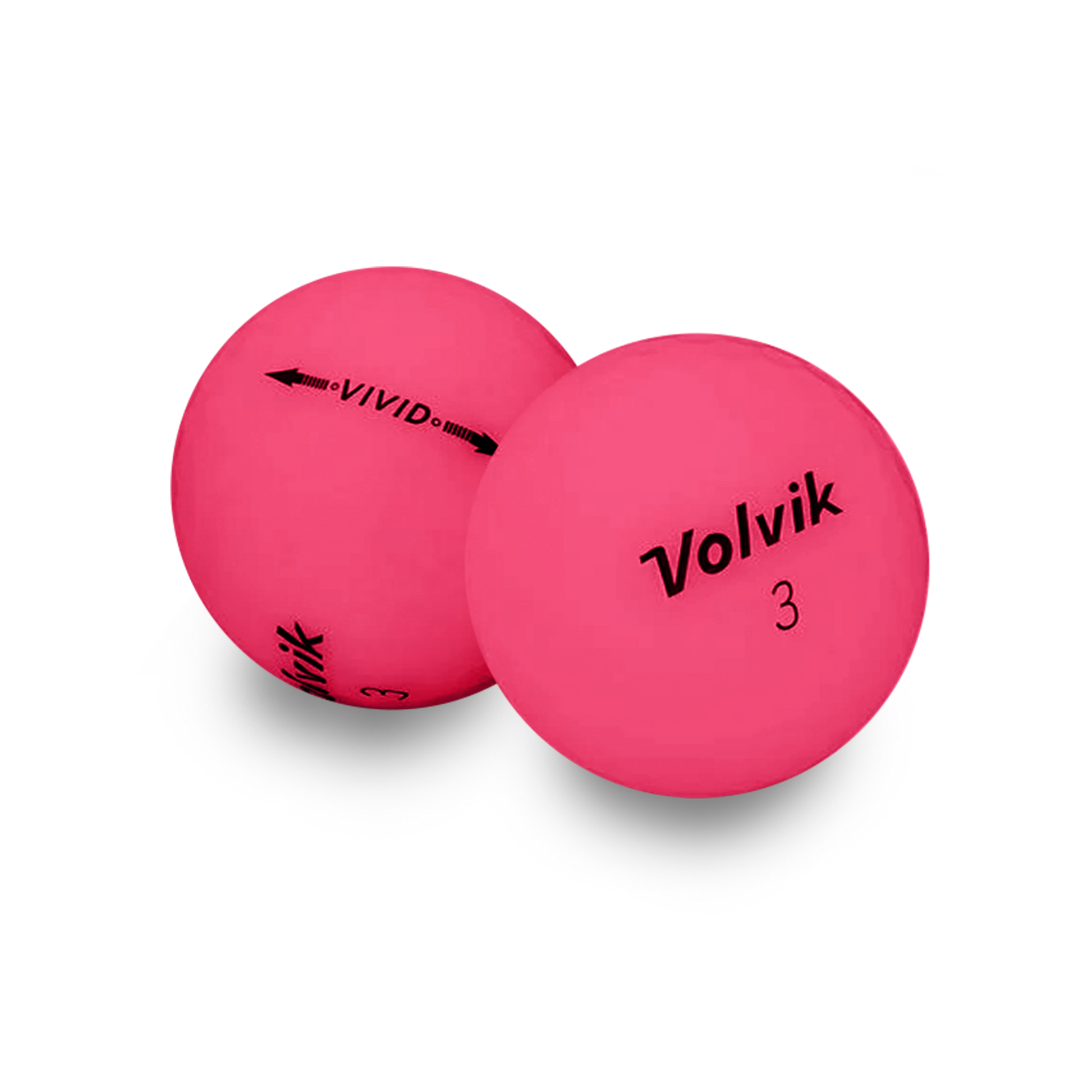 Volvik Vivid Pink Golf Balls - cheap golf balls by Volvik