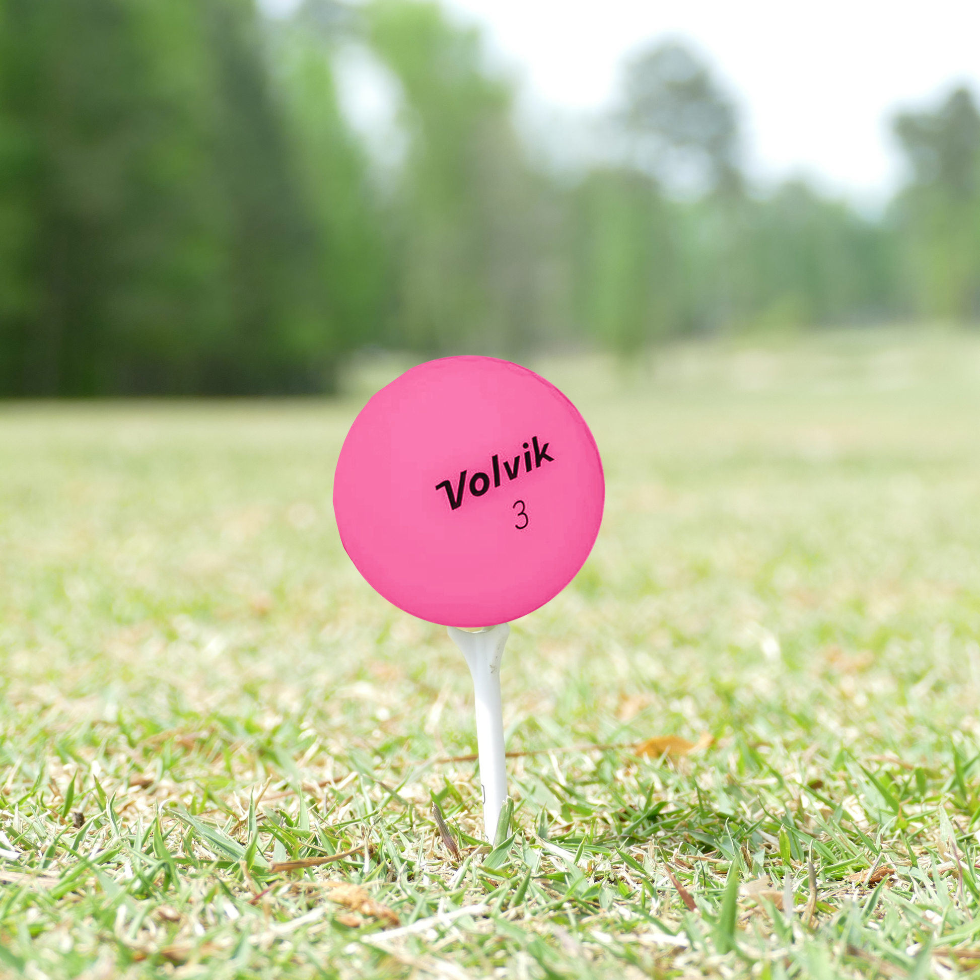 Volvik Vivid Pink Golf Balls - practice golf balls by Volvik