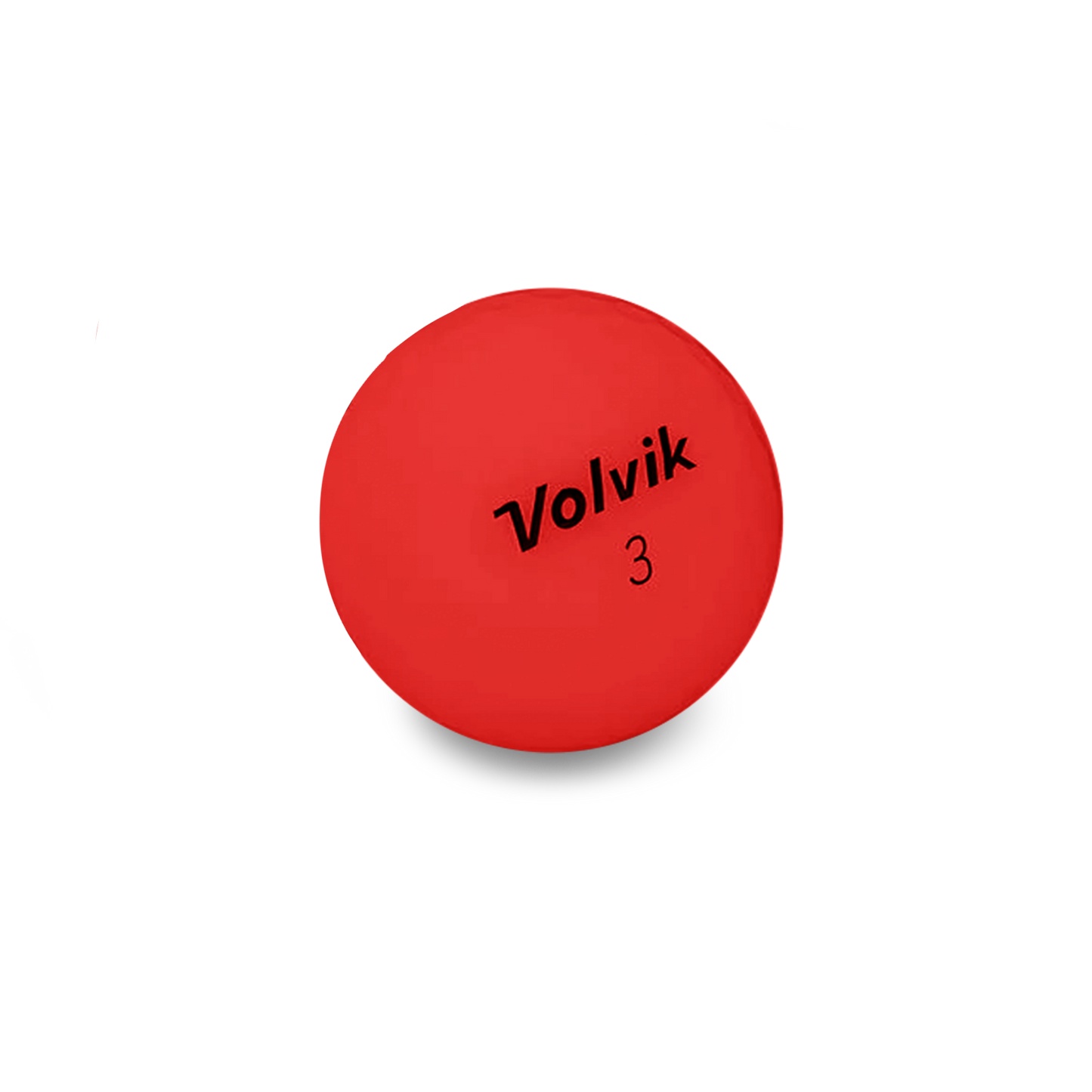 Used Volvik Vivid Red Golf Balls - 1 Dozen