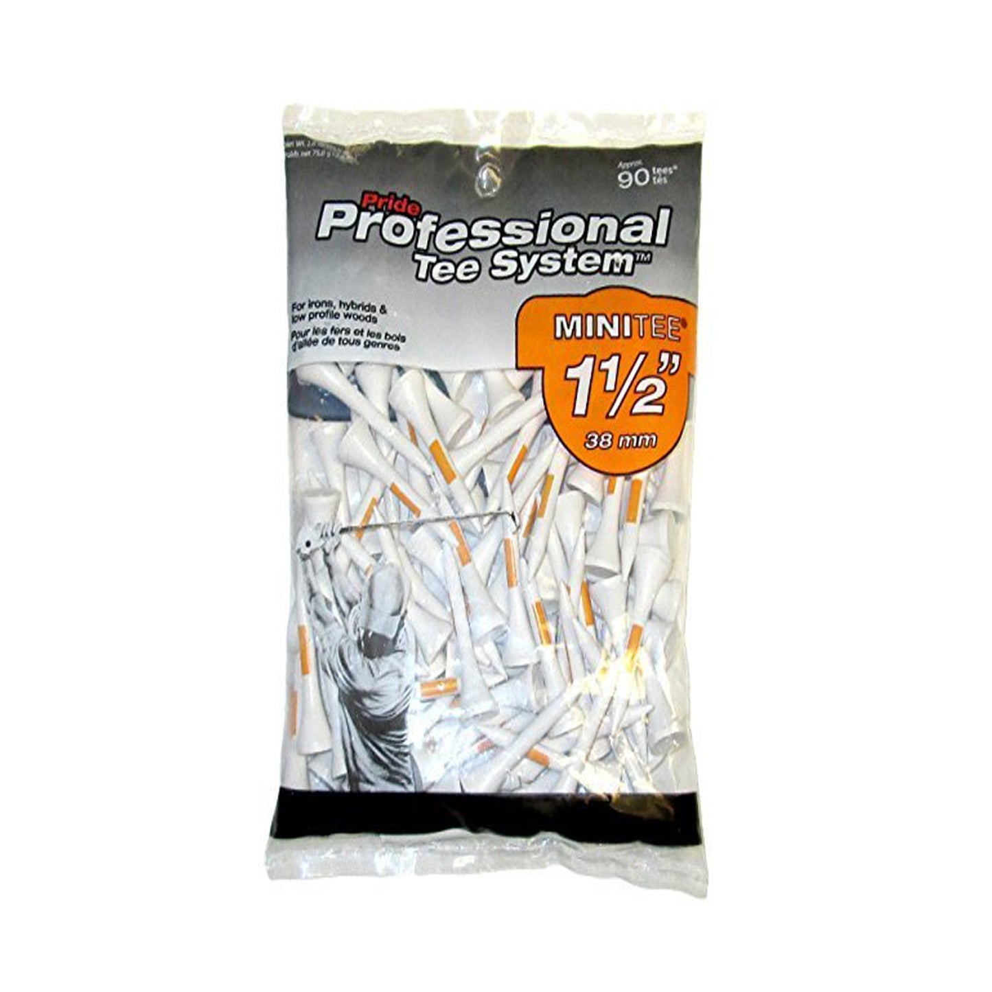 90 Pride Professional Tee System Mini 1 1/2" Golf Tees