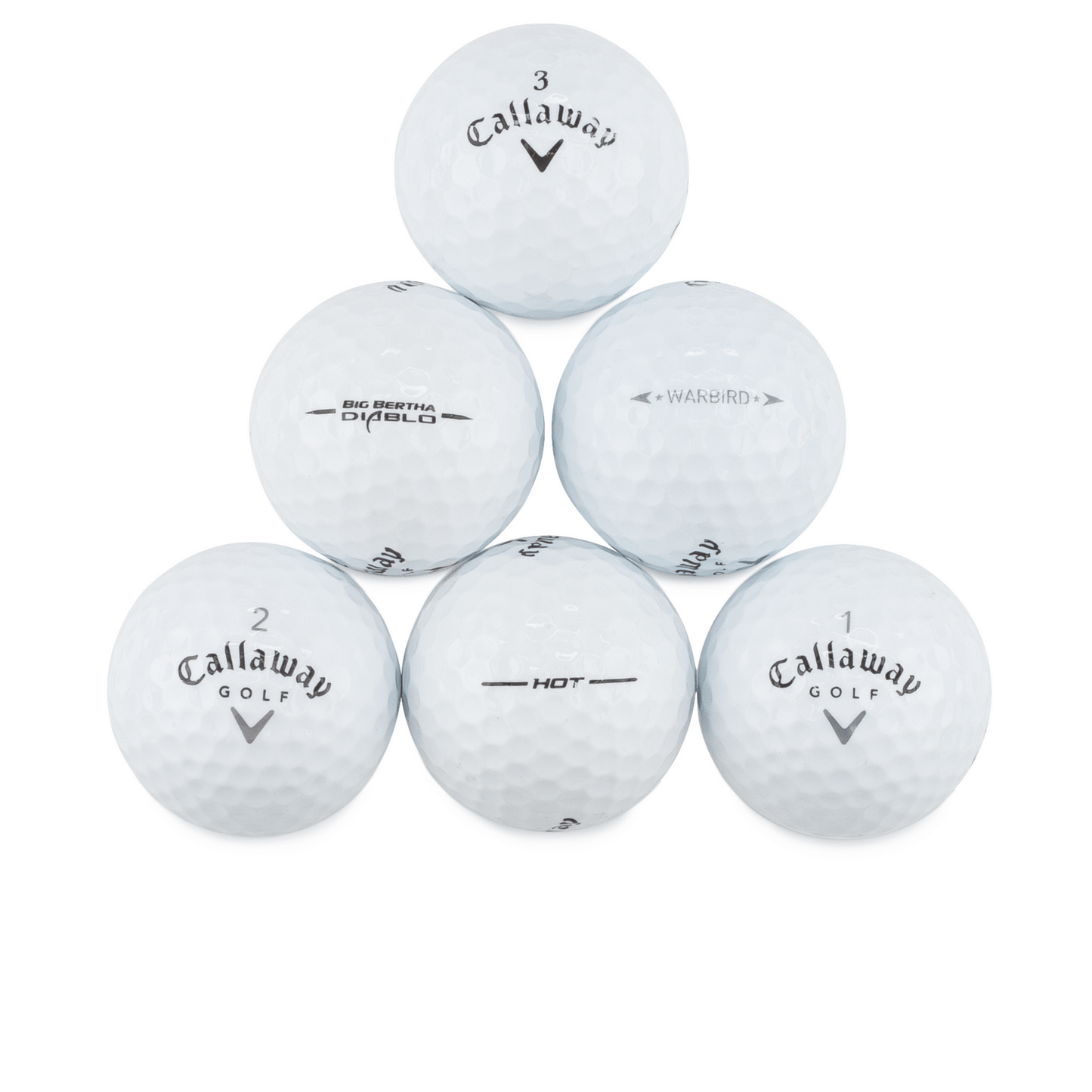 Used Callaway Mix Golf Balls - 1 Dozen
