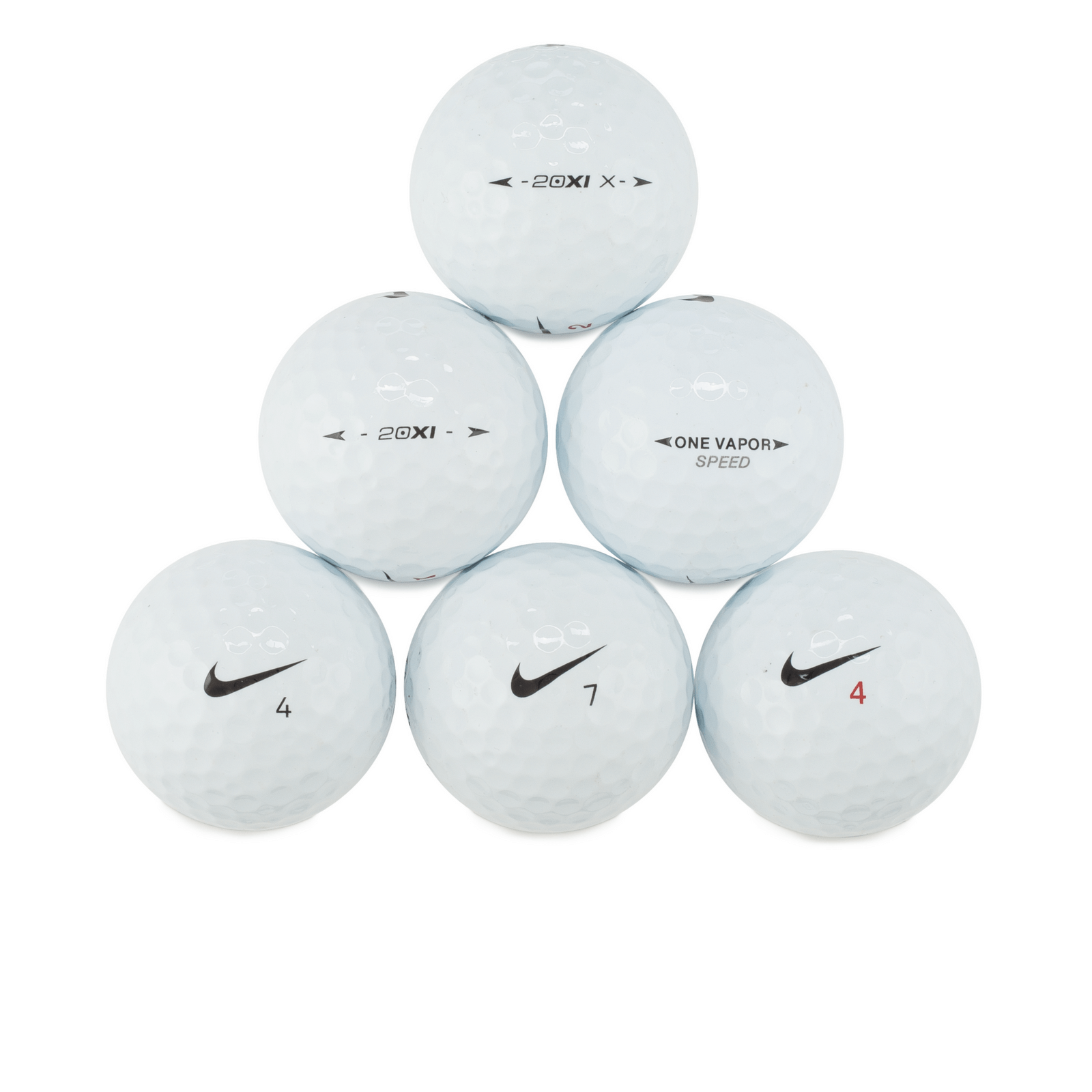 Used Nike 20XI Mix Golf Balls 1 Dozen