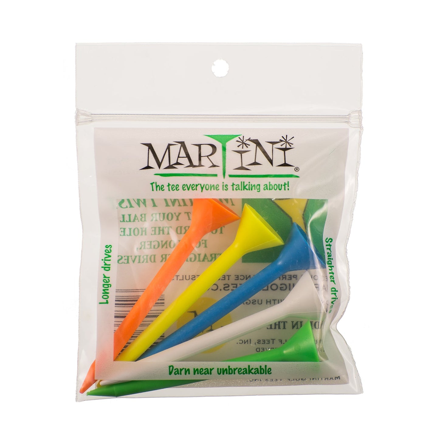 New Martini Golf Tees 3 1/4" Golf Tees Golf Accessories