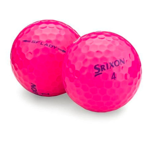 Used Srixon Soft Feel Pink Golf Balls - 1 Dozen