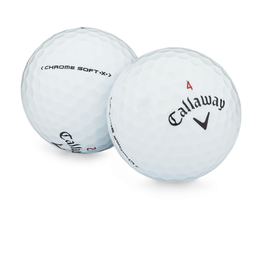 Used Callaway Chrome Soft X Golf Balls - 1 Dozen
