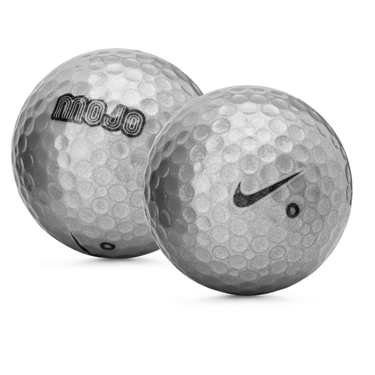 Used Nike Karma Mojo Silver Golf Balls - 1 Dozen