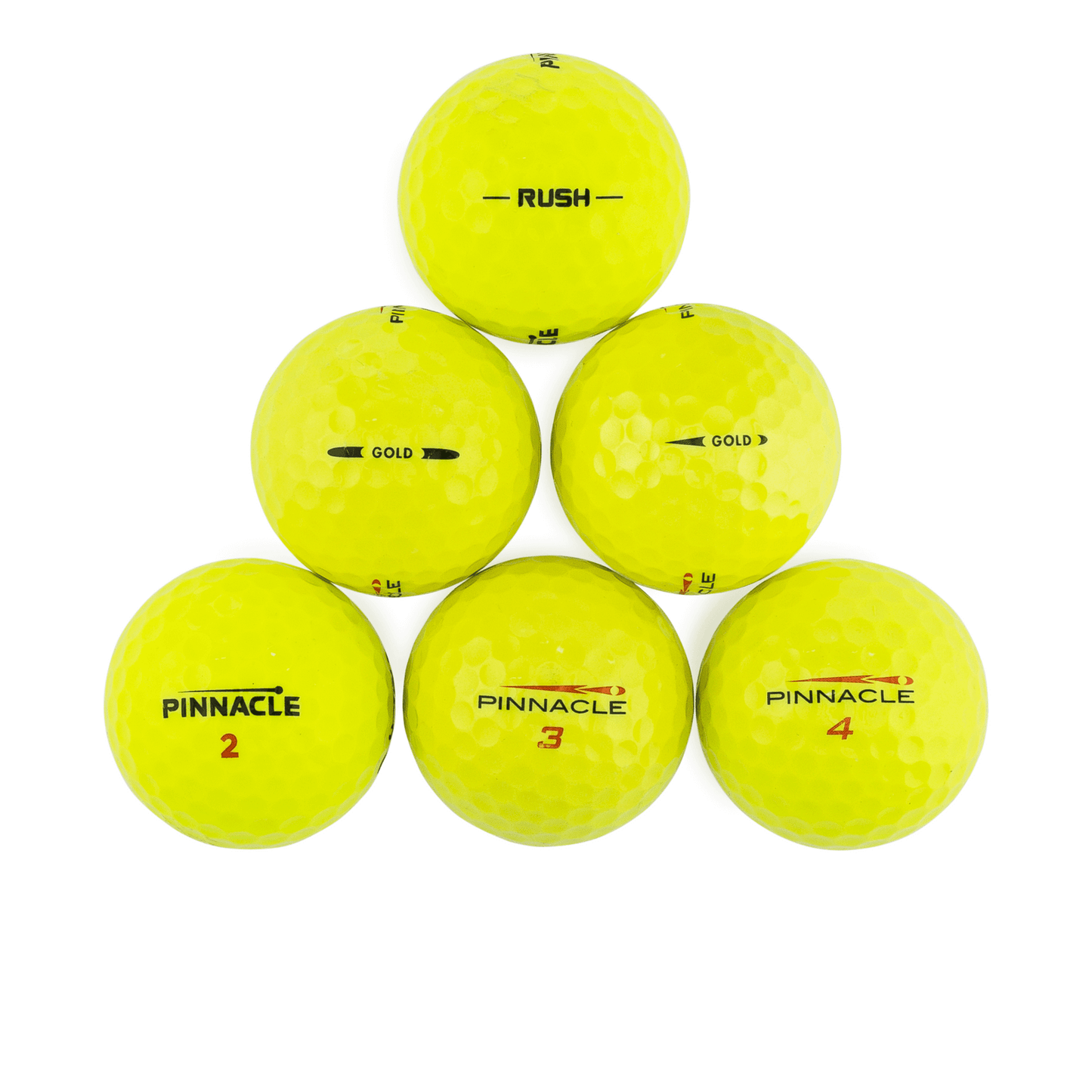 Used Pinnacle Mix Golf Balls 12 Count