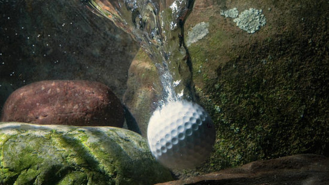 used golf balls in water hazard