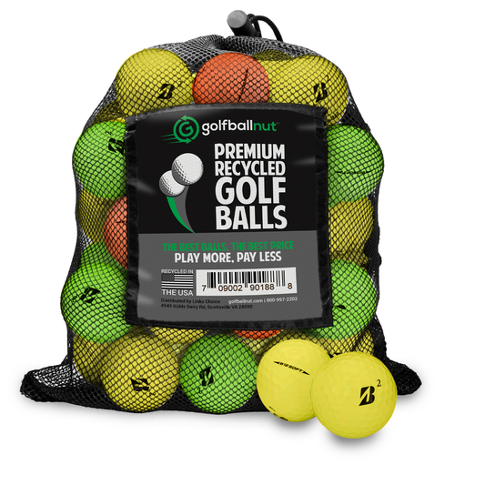 Used Bridgestone Color Mix Golf Balls - Mesh Bag
