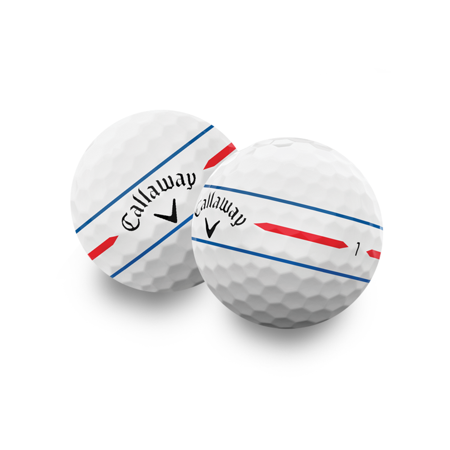 Used Callaway Chromesoft 360 Triple Track Golf Balls - 1 Dozen