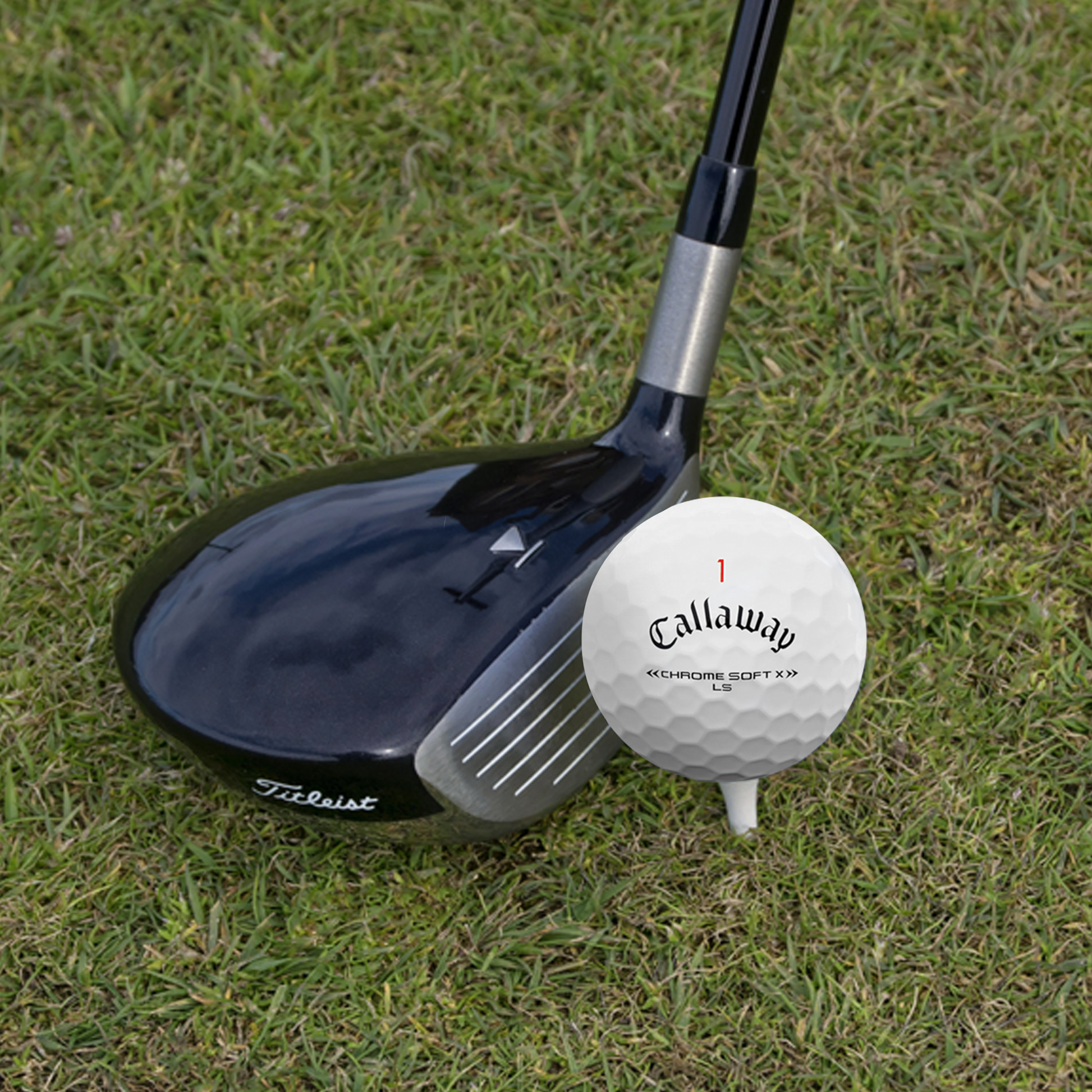 Callaway Chrome Soft X LS Triple Track Golf Balls - practice golf balls by Callaway
