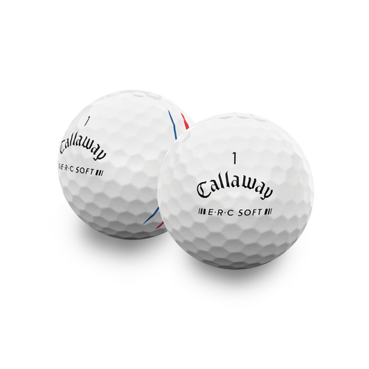 Select Your Color - Used Callaway ERC Soft Triple Track Golf Balls 1 Dozen - Multiple Color Choices Available