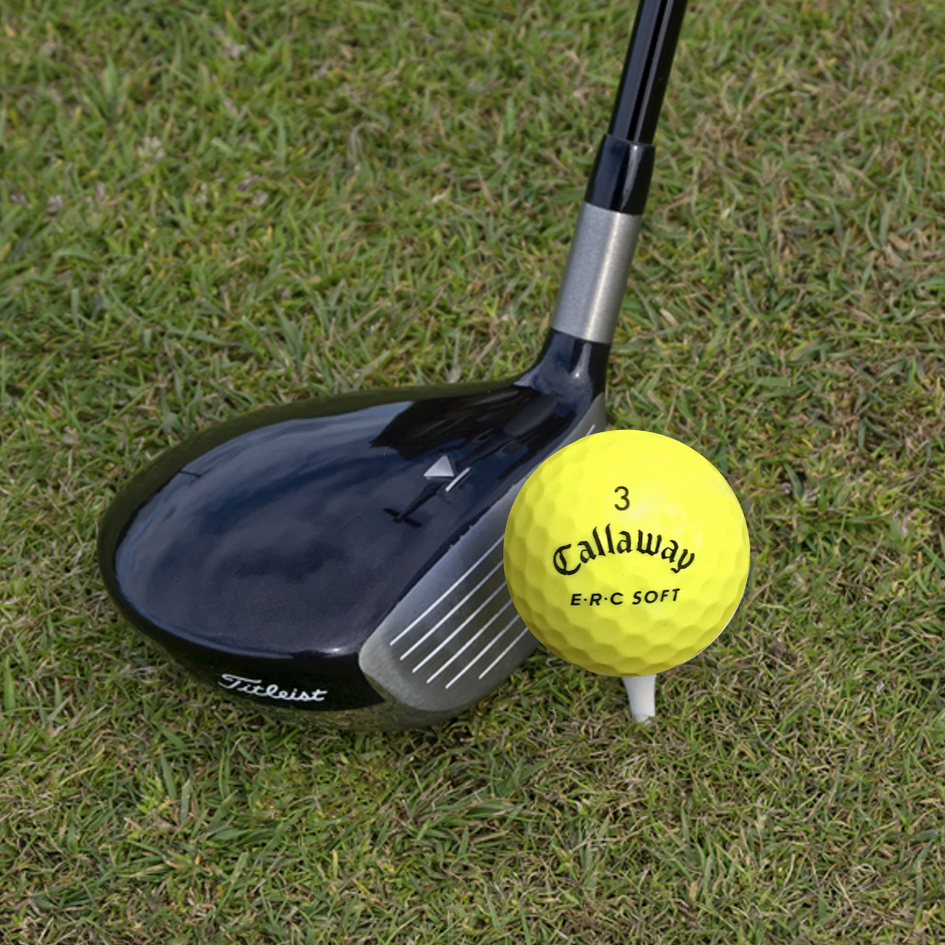 Callaway ERC Soft Triple Track Yellow Golf Balls - bulk golf balls by Callaway