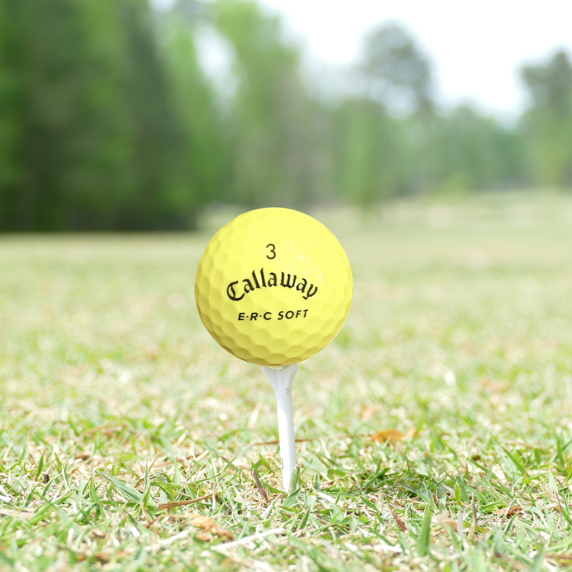 Callaway ERC Soft Triple Track Yellow Golf Balls - practice golf balls by Callaway