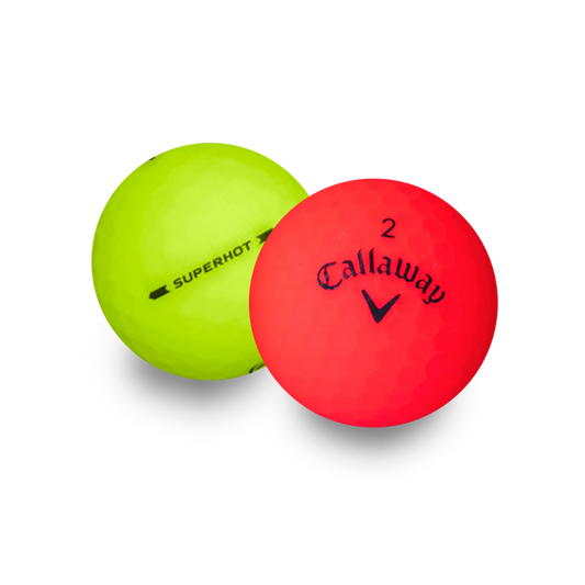 Used Callaway Matte Mix Golf Balls - 1 Dozen
