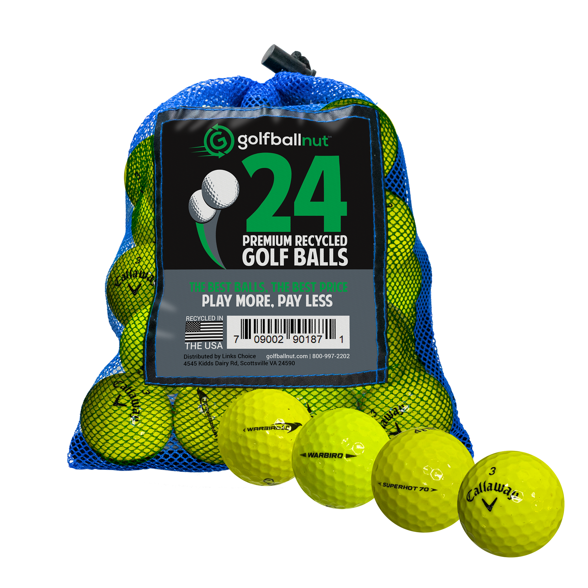 Callaway Mix Golf Balls - used golf balls by Callaway