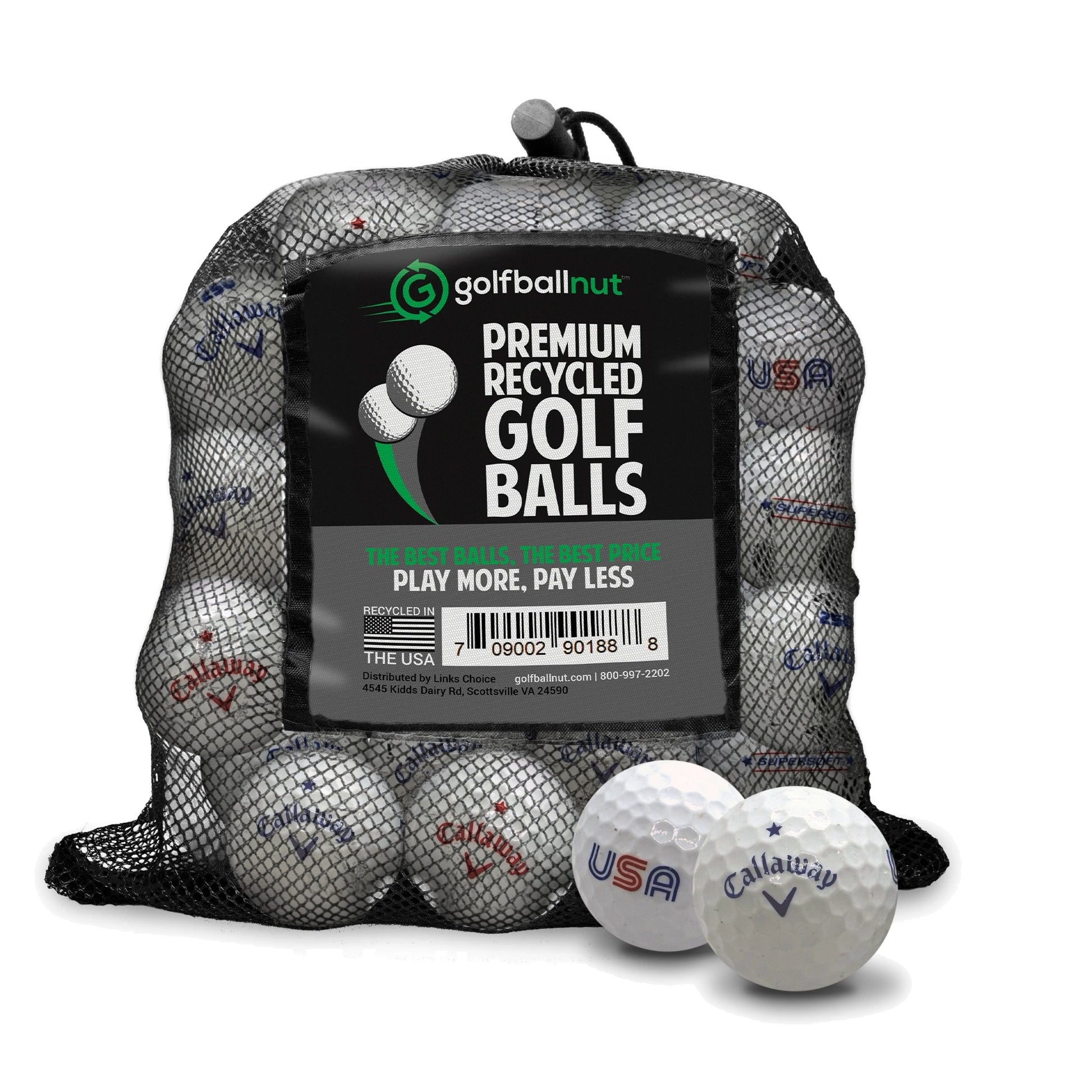 Callaway Supersoft USA Golf Balls - practice golf balls by Callaway