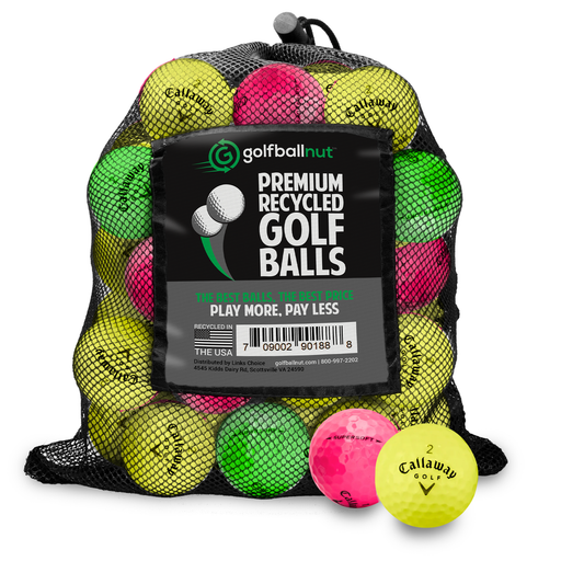 Used Callaway Color Mix Golf Balls - Mesh Bag