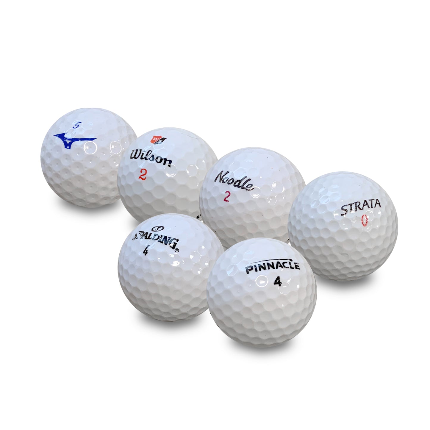 GolfBall Nut - 48 Used Golf Balls – Recycled Bulk White Mix for Practice & Play – Good Condition – Includes Mesh Bag – Budget-Friendly & Sustainable Golf Balls