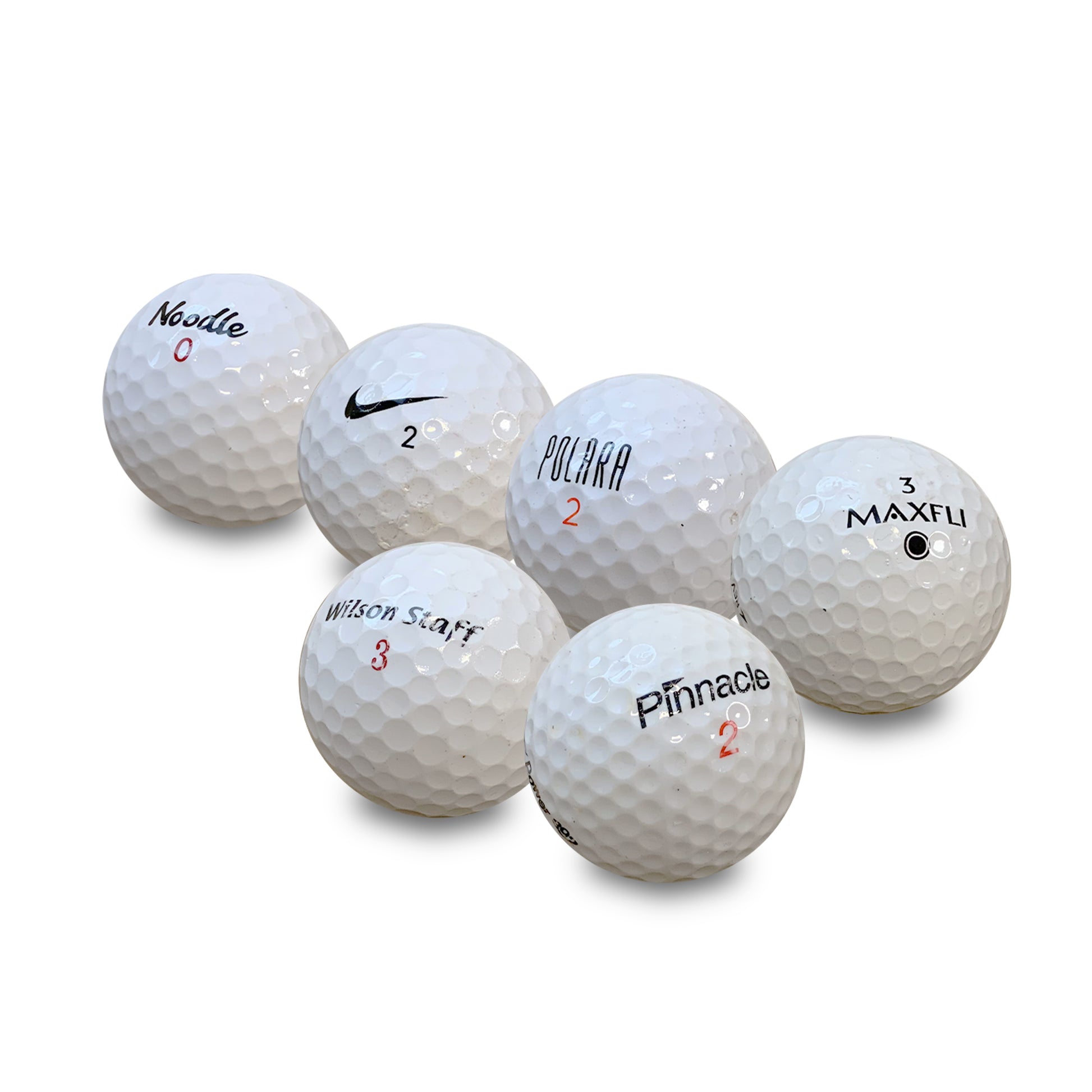 Golf Balls – Recycled Store Line Assorted Mix for Practice & Play – Good Condition – Includes Mesh Bag – Budget-Friendly & Sustainable Golf Balls - golf gifts for men by GolfBallNut