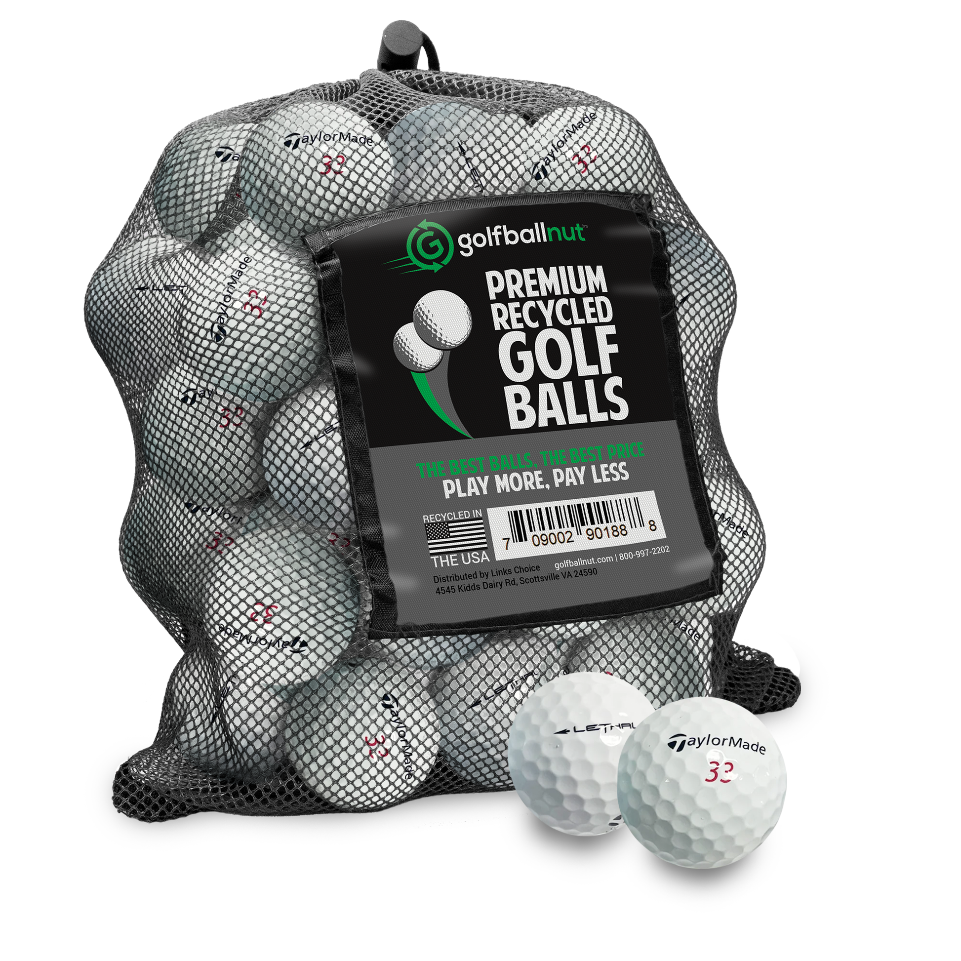 TaylorMade Mix Golf Balls - practice golf balls by TaylorMade