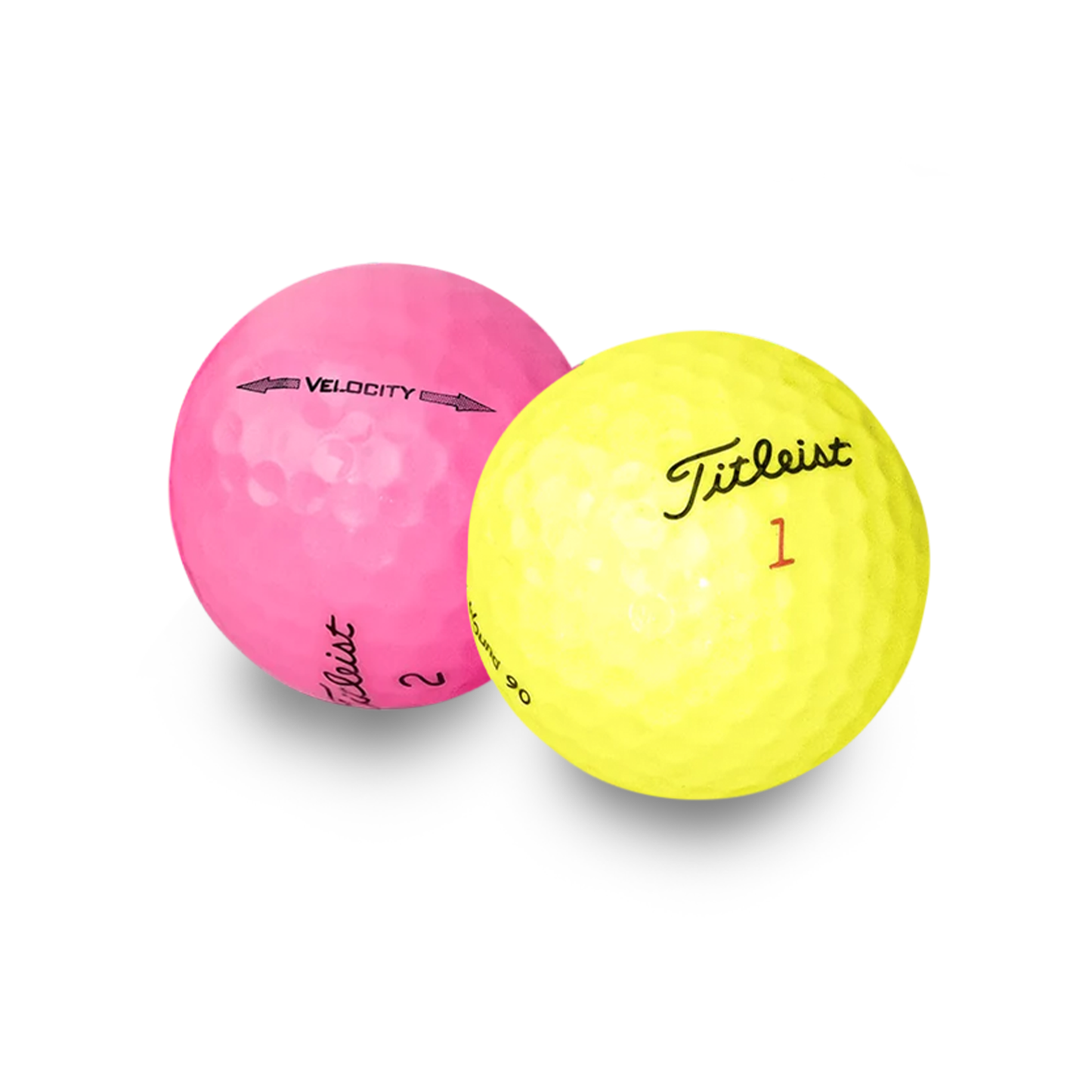 Used Titleist Color Mix Golf Balls - Mesh Bag