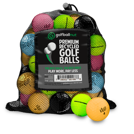 Used TaylorMade Color Mix Golf Balls - Mesh Bag
