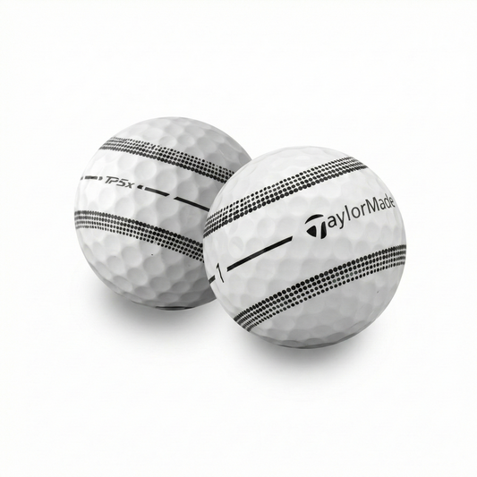 Used TaylorMade TP5x Stripe Golf Balls - 1 Dozen