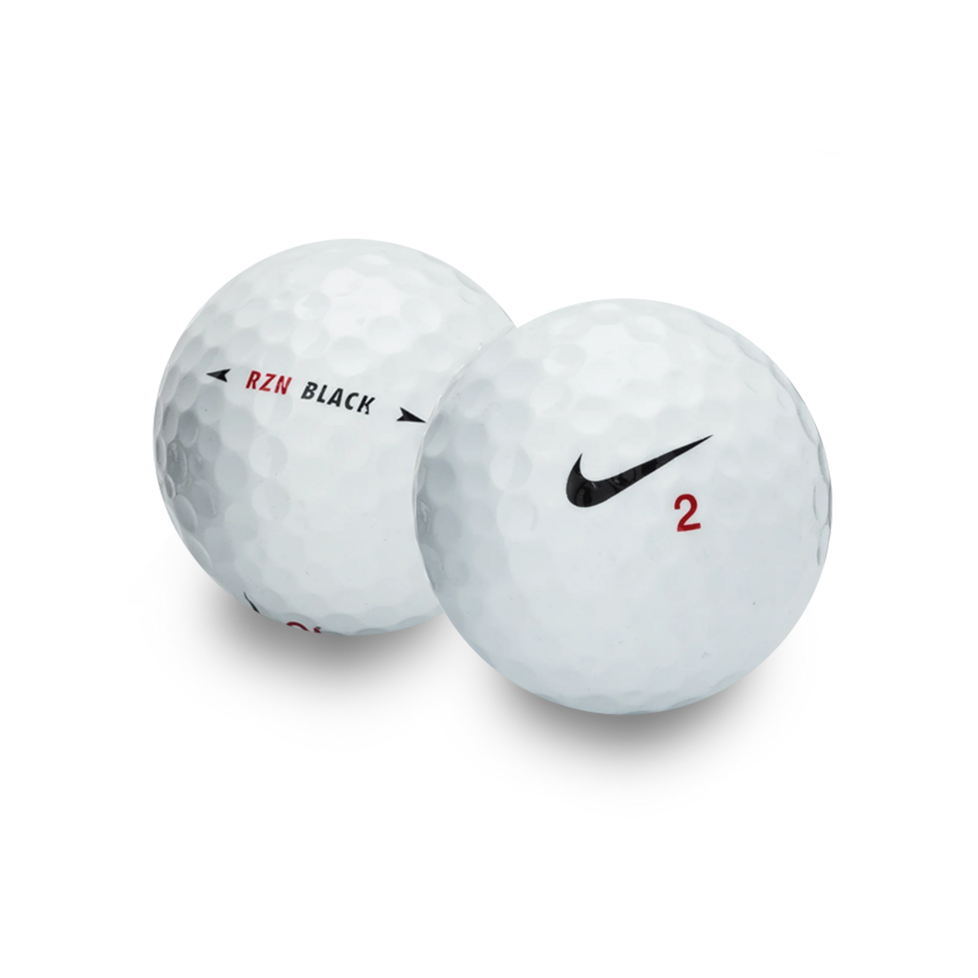 Used Nike RZN Black Golf Balls 1 Dozen