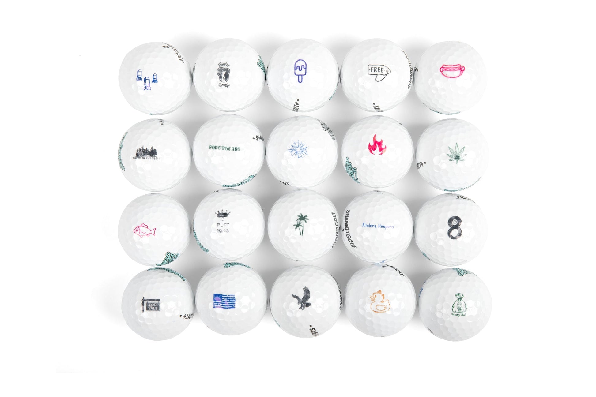  - practice golf balls by Shank it Golf