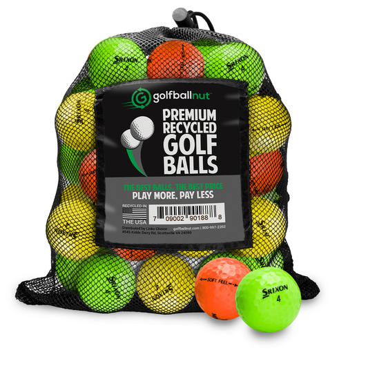 Used Srixon Color Mix Golf Balls - Mesh Bag