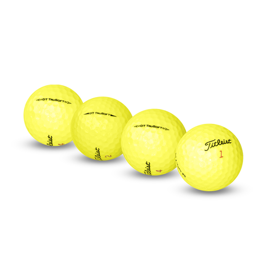 Used Titleist Yellow Mix Golf Balls - 1 Dozen