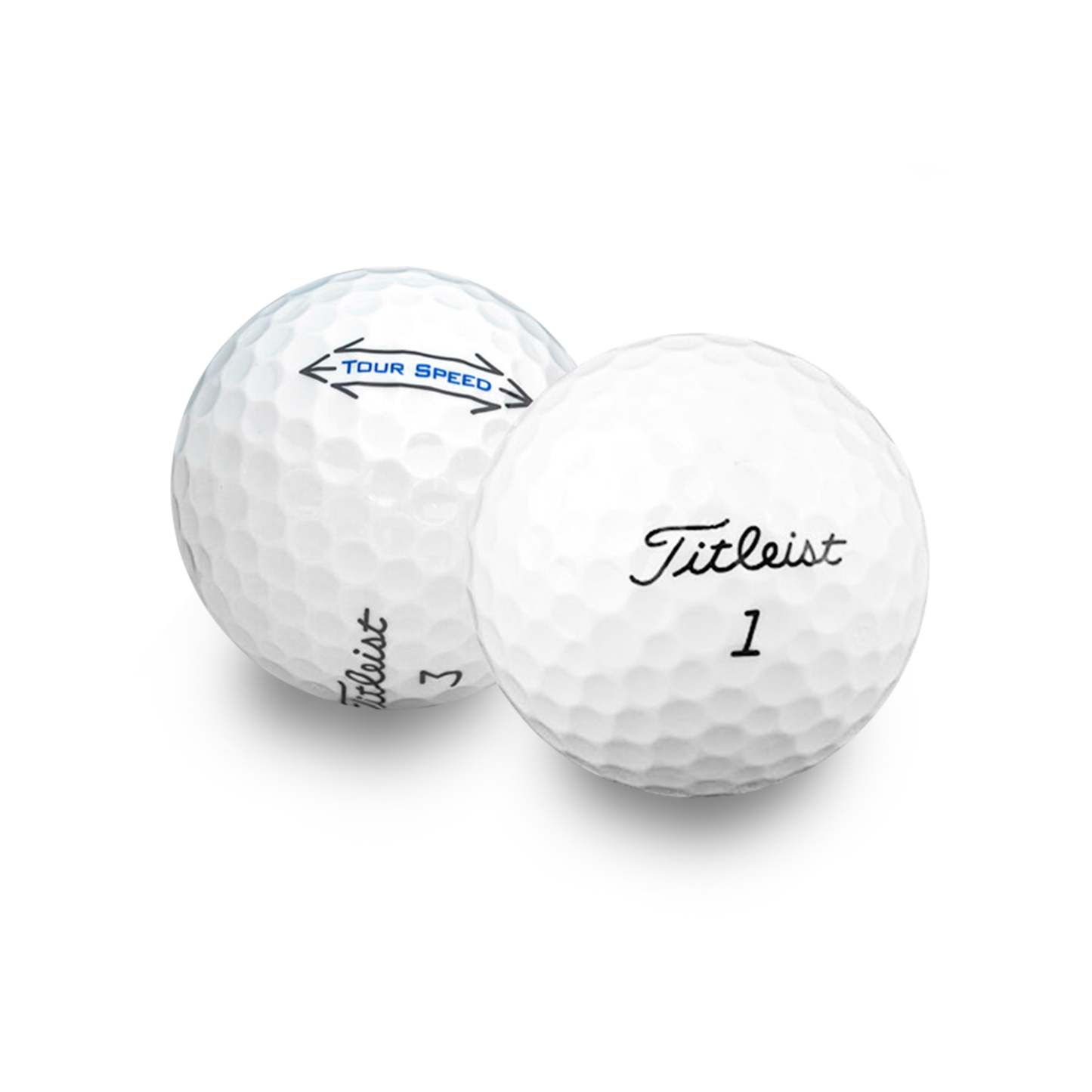 Used Titleist Tour Speed Golf Balls - 1 Dozen