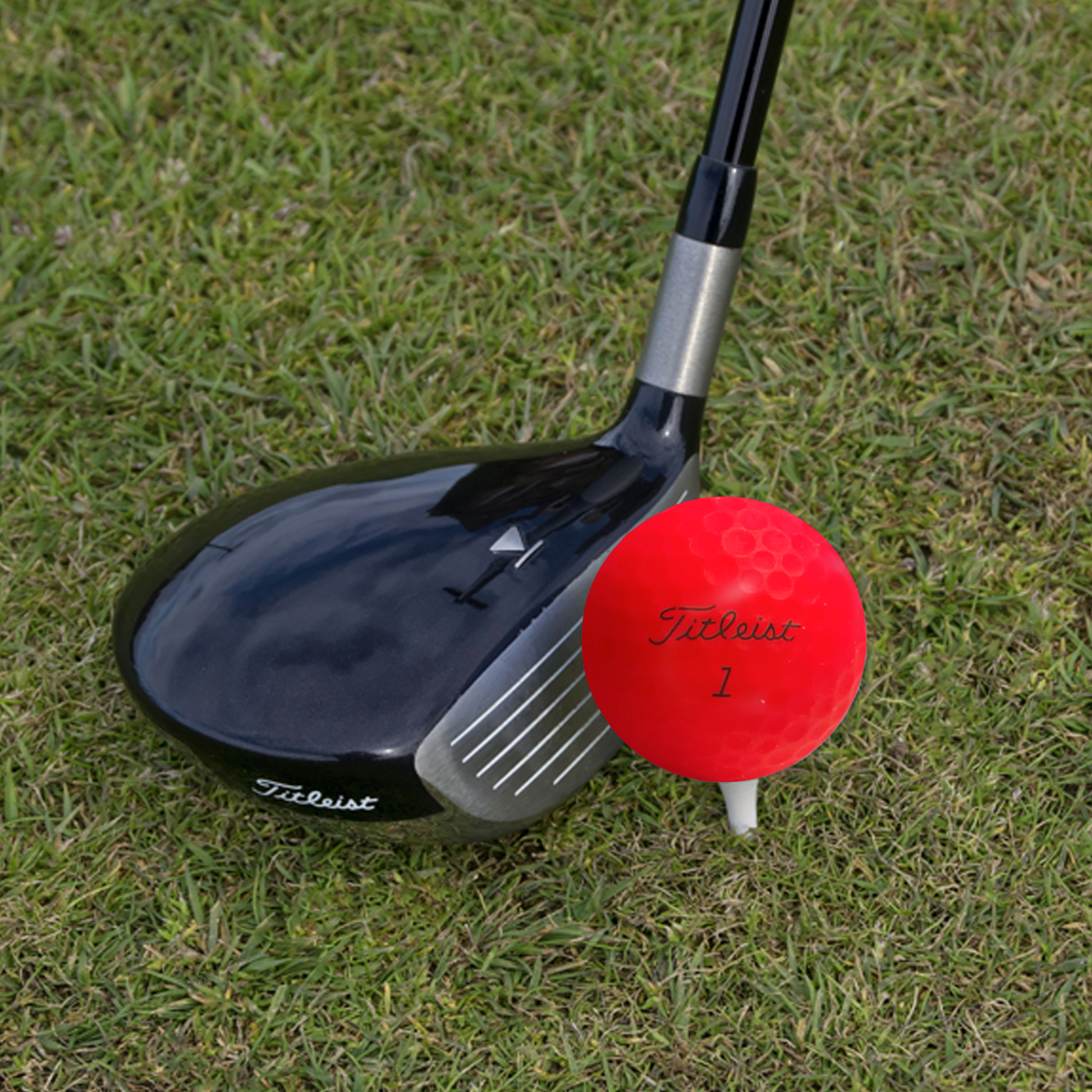 Titleist TruFeel Matte Red Golf Balls - bulk golf balls by Titleist