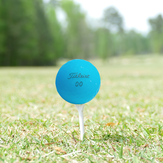 Used Titleist Velocity Matte Blue Golf Balls - 1 Dozen