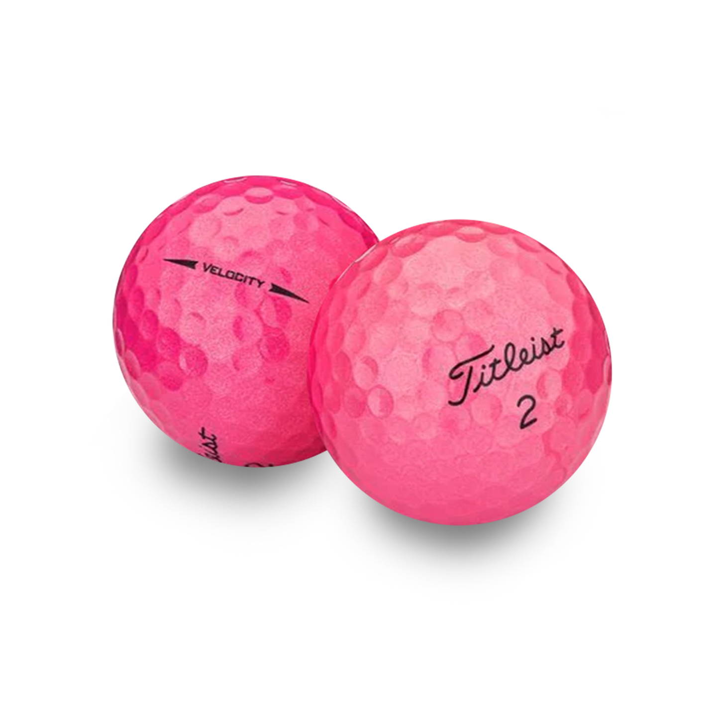 Used Titleist Velocity Pink Golf Balls - 1 Dozen