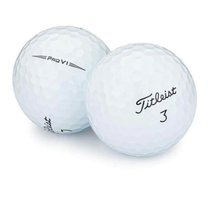 Used Titleist Pro V1 Mix golf balls, one dozen, white