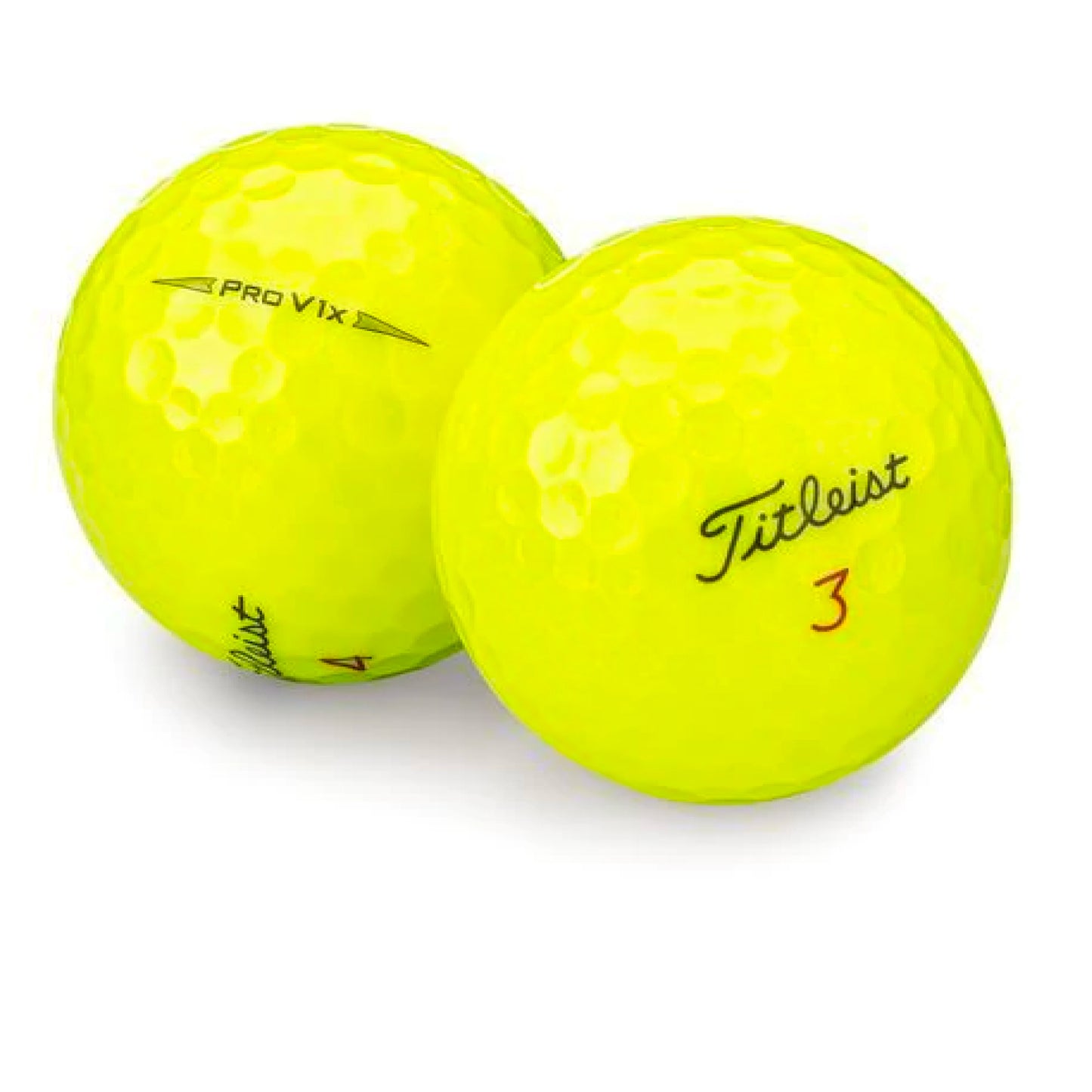 Used Titleist Pro V1x Yellow Mix Golf Balls - 1 Dozen