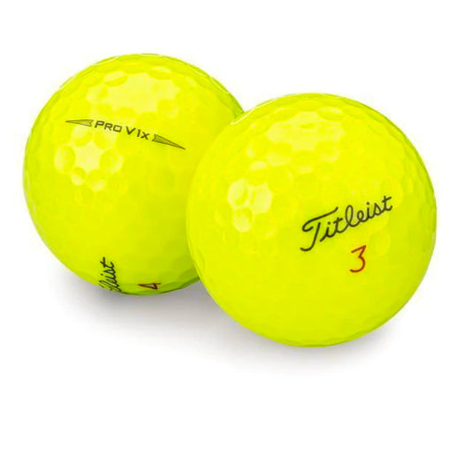 Used Titleist Pro V1x Yellow Mix Golf Balls - 1 Dozen